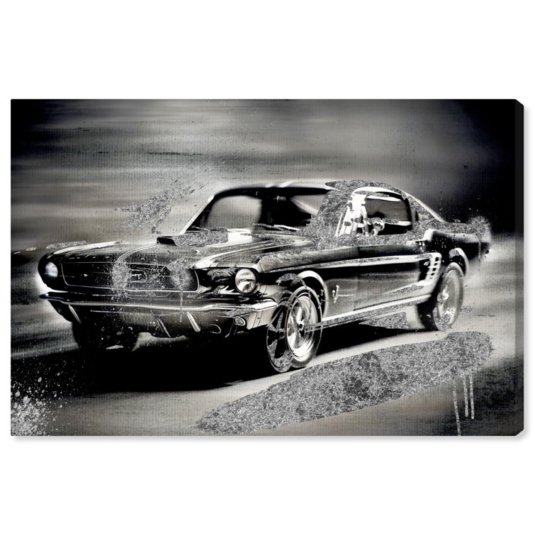 Notori Art Rock and Roll Ride II Canvas Modern Mancave Art Prints by